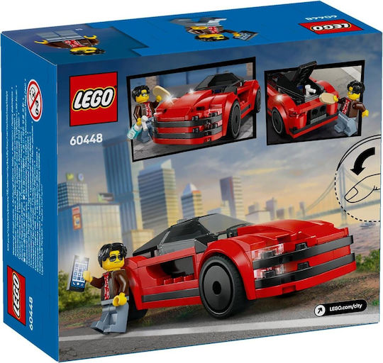 LEGO City Mașină Sport Roșie Pentru 5+ Ani 109 Bucăți
