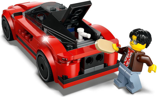 LEGO City Mașină Sport Roșie Pentru 5+ Ani 109 Bucăți