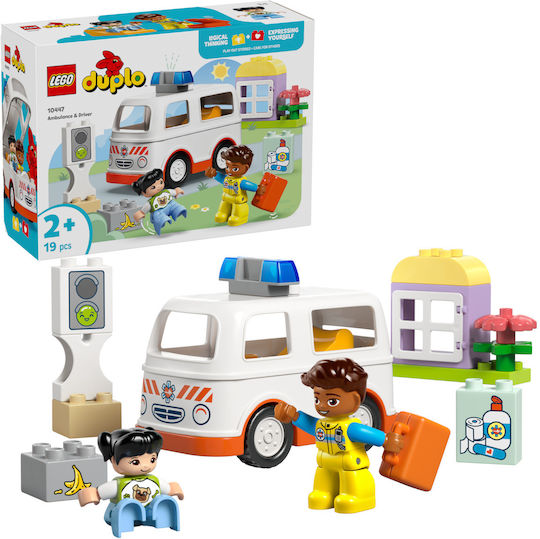 LEGO Duplo Ambulance & Driver για 2+ Ετών 19τμχ