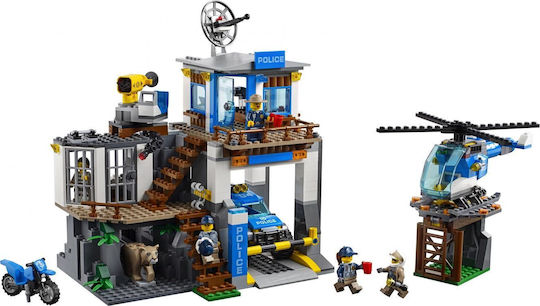 LEGO -Stadt Mountain Police Headquarters für 6-12 Jahre Jahre