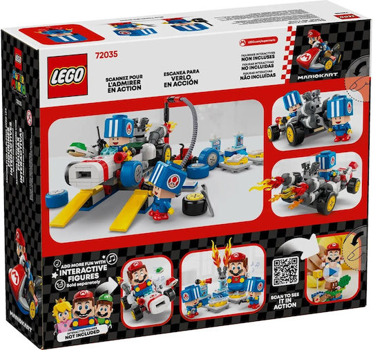 LEGO Super Mario Mario Kart - Garajul Lui Toad Pentru 8+ Ani 390 Bucăți