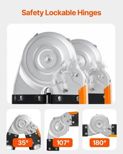 Vevor Scara multifuncțională din aluminiu 4x4 cu înălțime maximă de 4.7m