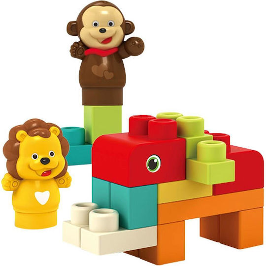 Luna Animals Building Blocks for 3+ Years 42 Pieces
