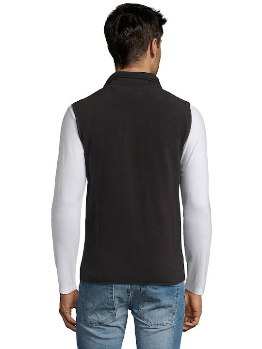 Sol's Norway Ανδρικό Γιλέκο Εργασίας με Επένδυση Fleece Μαύρο