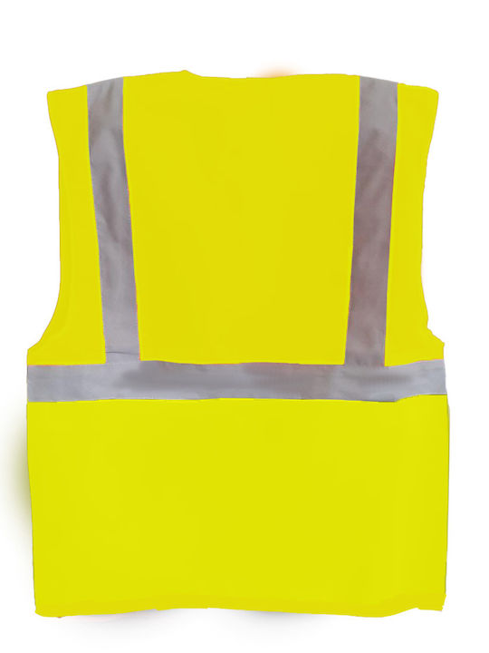 Yoko HVW801 Bărbați Vestă de siguranță cu benzi reflectorizante Galben