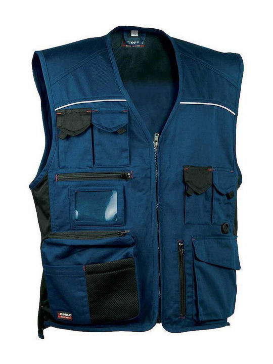 Cofra Expert Safety Vest Blue