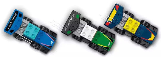 LEGO Duplo Town F1 Team Mașini de Curse și Piloți pentru 2+ Ani 70 Bucăți