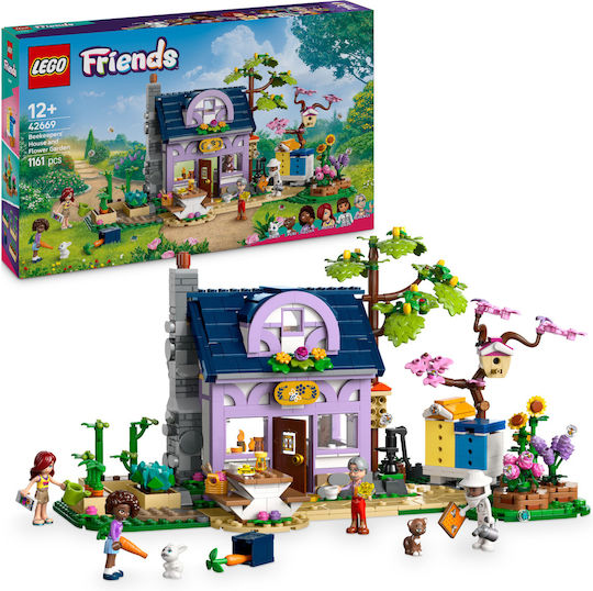 LEGO Friends Beekeepers' House and Flower Garden for Ages 12+ 1161 Pieces