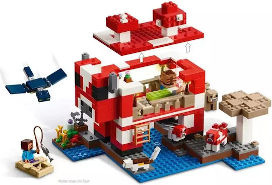 LEGO Minecraft The Mooshroom House for Ages 8+ 500 Pieces