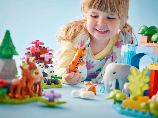 LEGO Duplo Town 3-in-1 Wild Animal Families for 2+ Years 92 Pieces