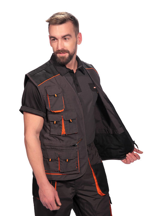 Stenso Emerton Men's Safety Vest Gray