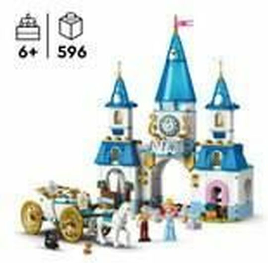LEGO Castle Cinderella's Castle & Horse Carriage for Ages 6+ 596 Pieces