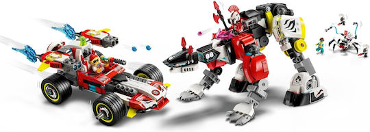 LEGO DREAMZzz Cooper's Tiger Mech & Zero's Hot Rod Car Pentru 9+ Ani 1006 Bucăți