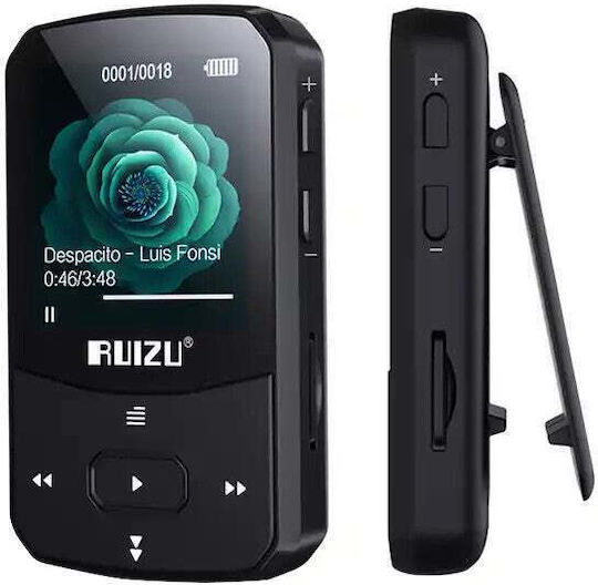 Ruizu MP3 Player (16GB) with TFT Screen 1.5" Black