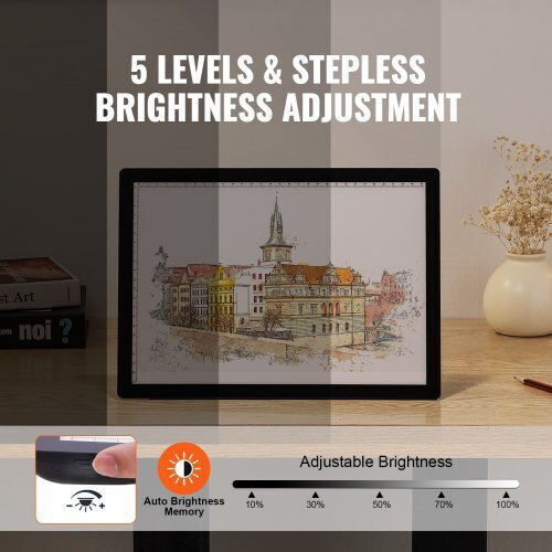 Vevor Rechargeable LED Light Pad A4 Adjustable Brightness 5 Levels Tracing Dxa4cds00000tpibxv9