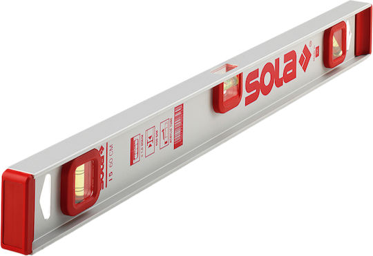 Sola 58I5060 Spirit Level Aluminum 60cm with 3 Eyes