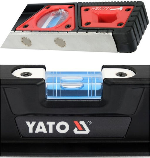 Yato YT-30331 Spirit Level Aluminum Magnetic 30cm with 4 Eyes