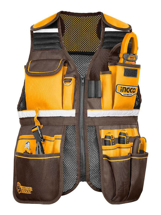 Ingco Men's Safety Vest Yellow