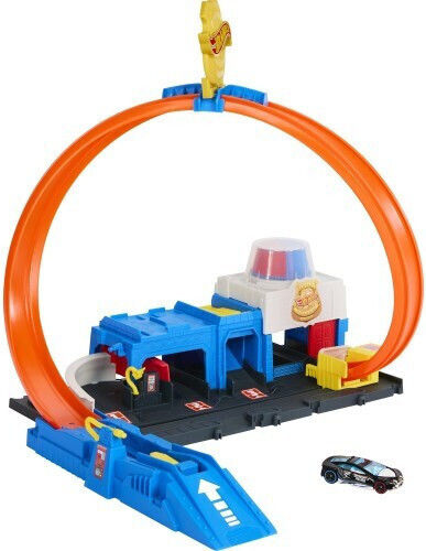 Hot Wheels Police Station Track 1:64 for Ages 3+