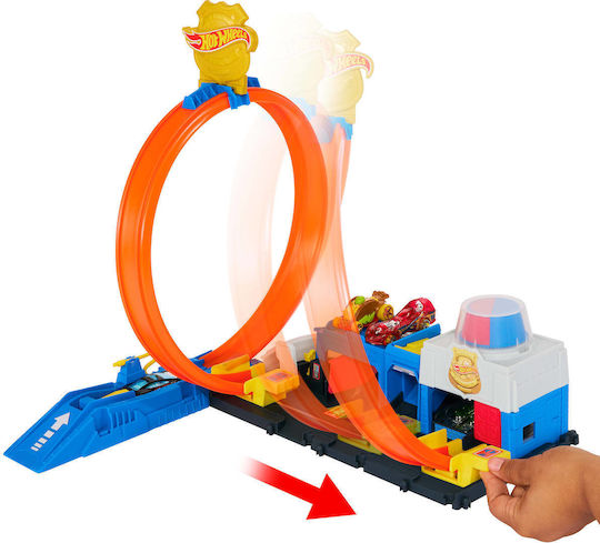 Hot Wheels Police Station Track 1:64 for Ages 3+