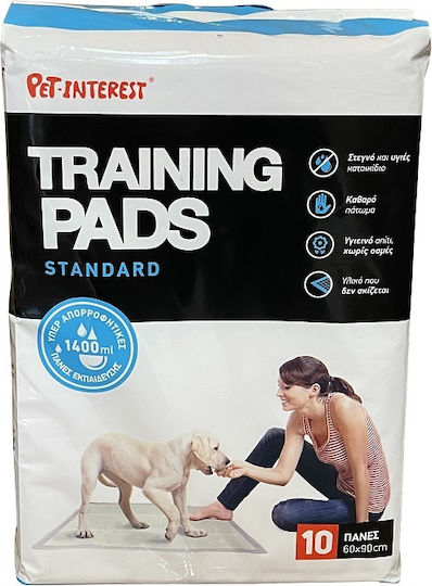 Pet Interest Training Diapers 10 Pieces 90x60cm