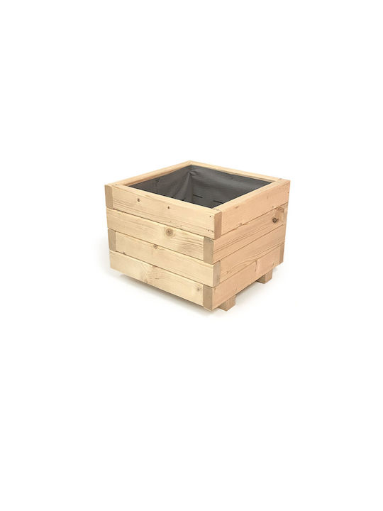 Woodware Γλάστρα Ξύλινη Μπεζ Woodware Γλάστρα Ξύλινη Μπεζ