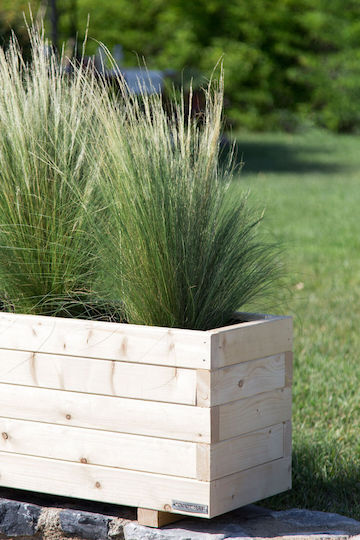 Woodware Blumenkasten Hölzernes Beige 100x50x39cm.