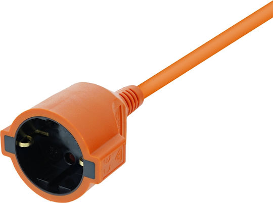 Deltaco Extension Cable Cord 3 x 1.5mm²/20m Orange