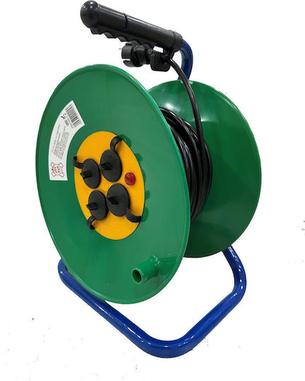 CHaralampidis 4 Plätze mit Kabel 25m Durchmesser 3 x 1.5mm² Wasserdicht Grün