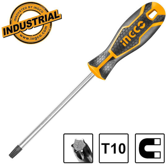 Ingco Magnetic Șurubelniță Torx Dimensiunea T10x100mm
