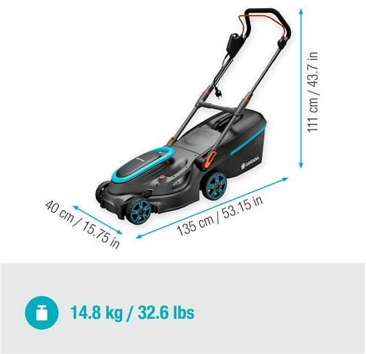 Gardena Power Max 37/1800 G2 Rasenmäher Elektrische 1800W