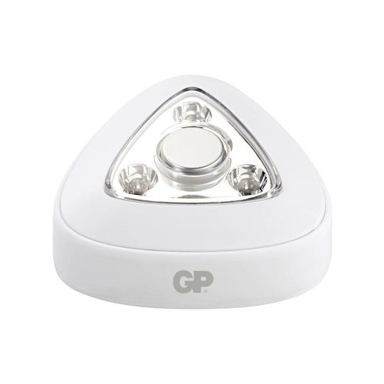 GP Batteries LED Light Spot for Cabinets with Battery Powered Pushlight Lamp incl. 1pcs