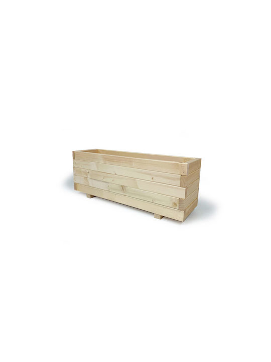 Woodware Σετ Ζαρντινιέρες Ξύλινες Καφέ 100x30x40εκ.