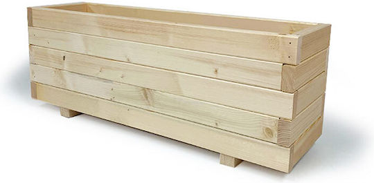 Woodware Ζαρντινιέρα Ξύλινη Καφέ 100x30x40εκ.