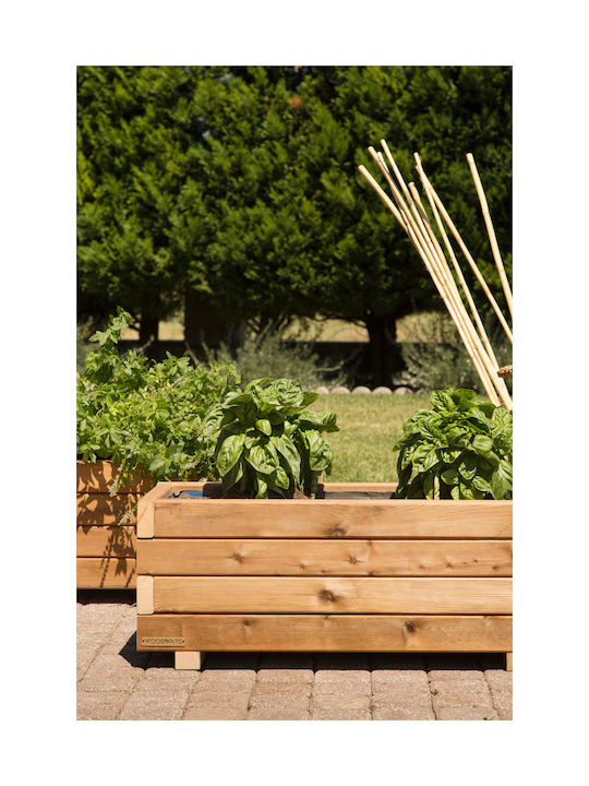 Woodware Planter Box Plastic Brown 80x30x32cm.