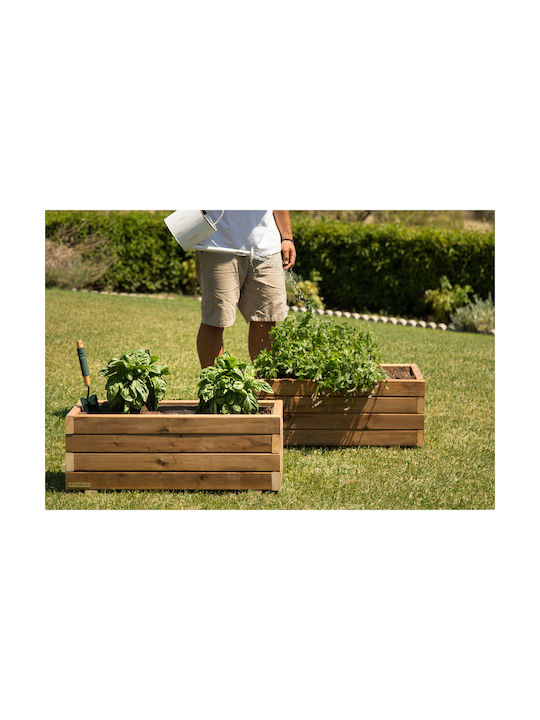 Woodware Ζαρντινιέρα Πλαστική Καφέ Woodware Ζαρντινιέρα Πλαστική Καφέ