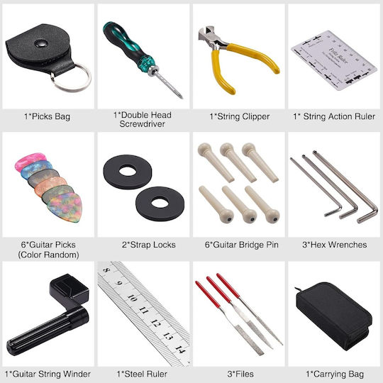 Pogolab Guitar Tool Repair Set 31pcs