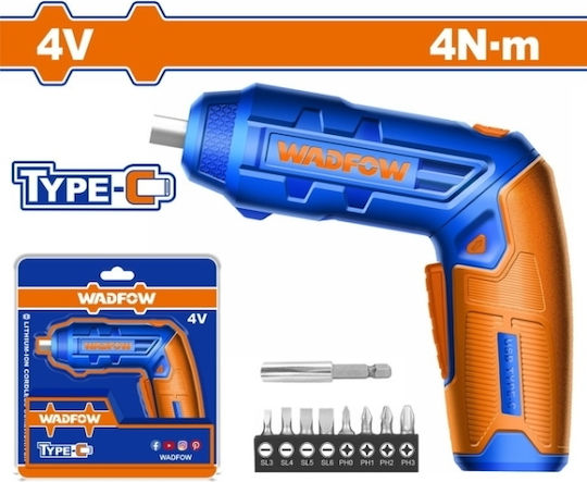 Wadfow WCV4415 Κατσαβίδι Μπαταρίας 4V 1x1.5Ah