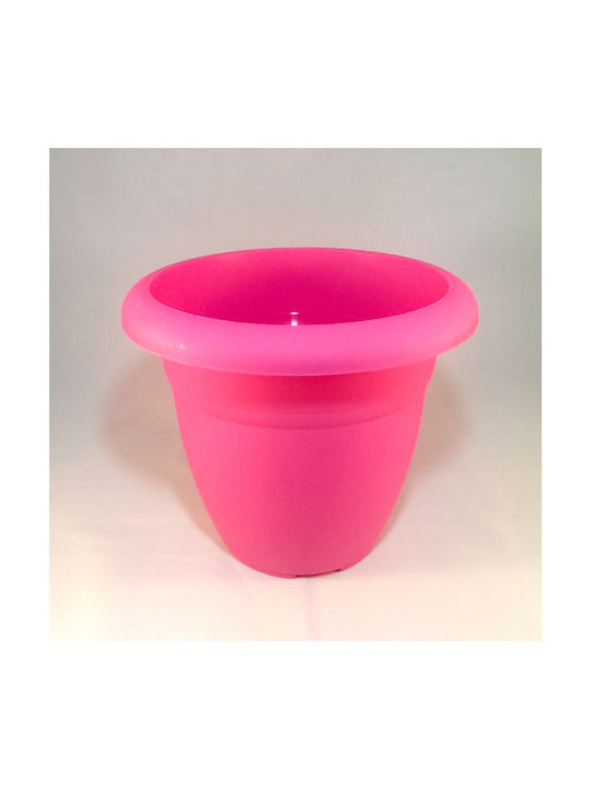 Micplast Γλάστρα Πλαστική Ροζ 19x19x16εκ.