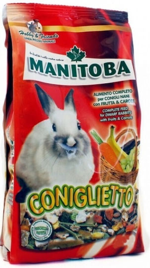 Manitoba Coniglietto Main Food with Carrot for Rabbit 2.5kg