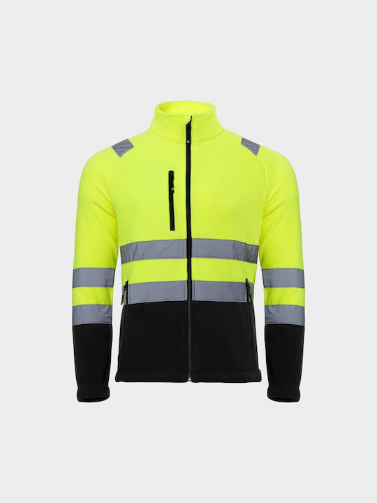 Stenso Prisma Work Fleece Jacket Reflective Yellow