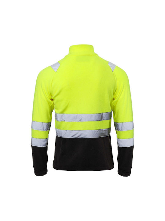 Stenso Prisma Work Fleece Jacket Reflective Yellow