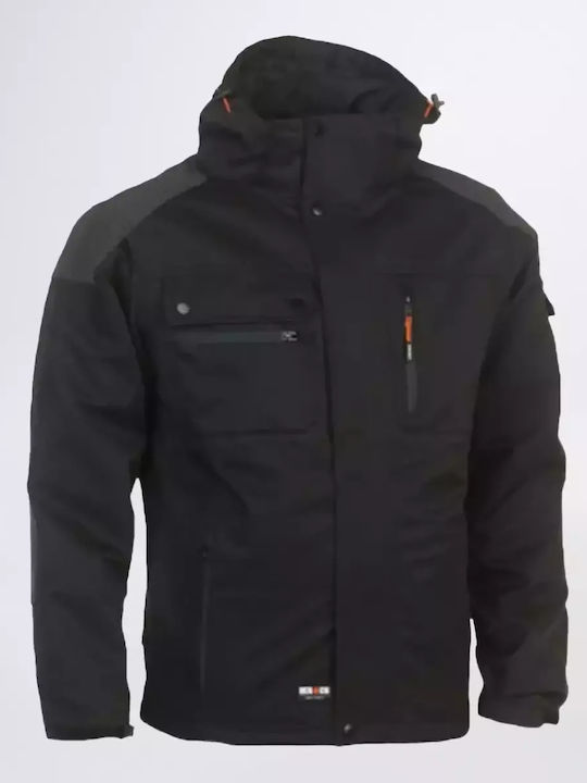 Herock Persia Work Jacket with Hood Black