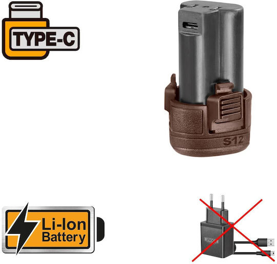 Ingco CDLI12428 Двигател За Бормашина На Батерия 12V 1x1.5Ah
