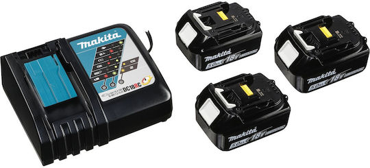 Makita DDF484RT3J Akkuschrauber Batterien 18V 3x5Ah