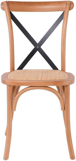 Destiny Dining Room Wooden Chair Natural 48x52x89cm