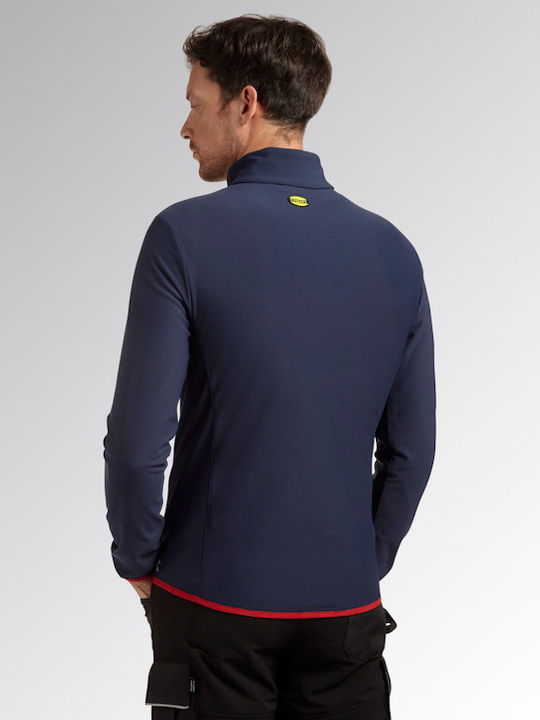 Utility Diadora Arbeitsjacke Reflektierend mit Fütterung Fleece Blau