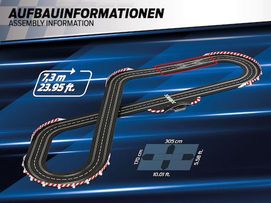 Carrera Digital 132 Dtm Fast And Fabulous Track Scale 1:32 For 8+ Years