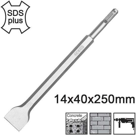 Ingco Meißelmeißel mit Aufnahme SDS Plus 250x40mm