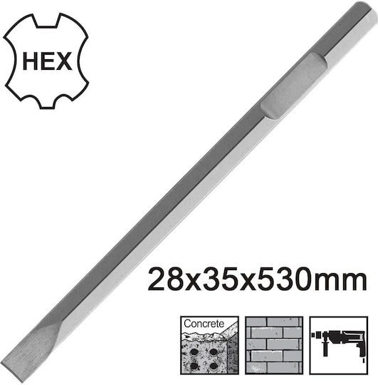 Ingco Длета със Захващане HEX 530x35mm